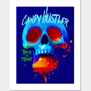 Candy Hustler - Trick or Treat - Candy Skull Posters and Art